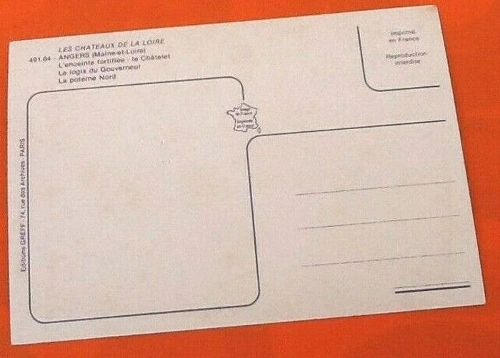 Carte postale Angers (Maine-et-Loire) Château d' Angers - photo numéro 3