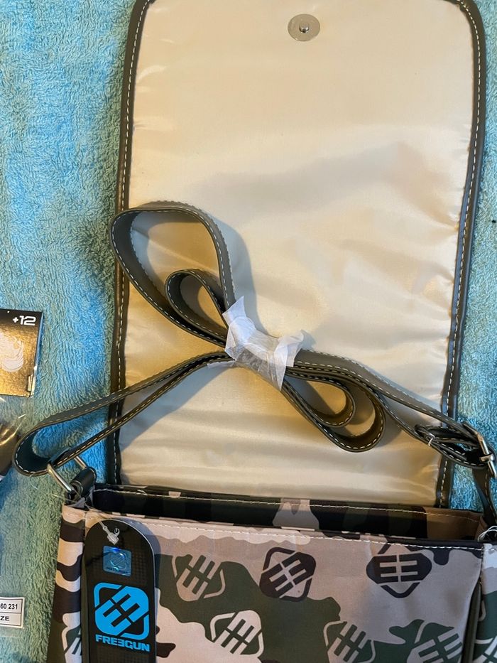 Sac bandoulière style militaire, unisexe, homme, femme, adolescent - photo numéro 8