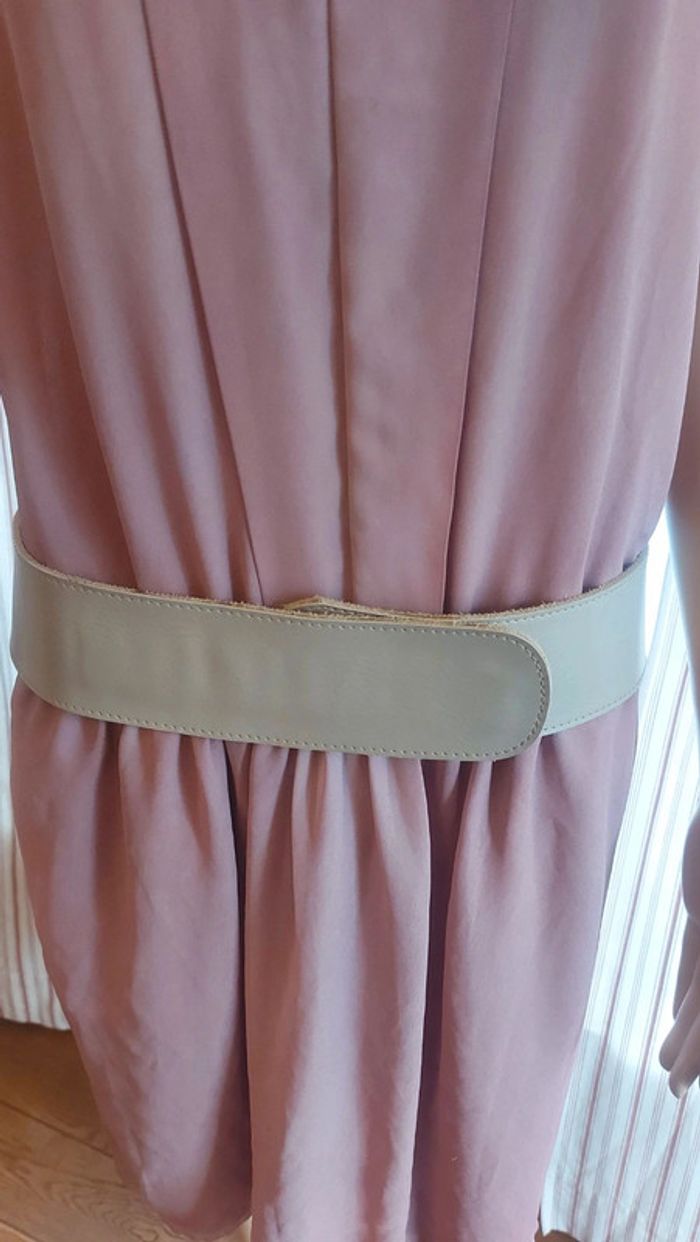 Ceinture Marie Méro t 38 réglable en cuir - photo numéro 2