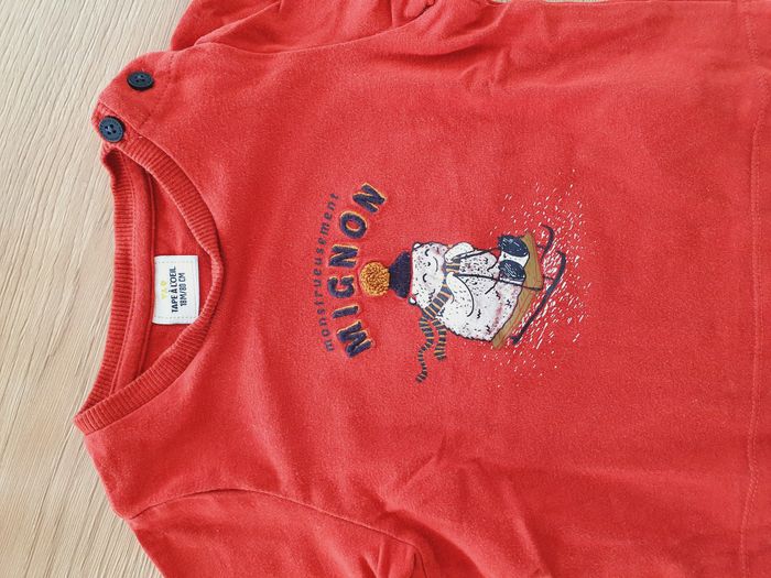 🎿 T-shirt manches longues "Monstrueuse Mignon" TAPE à l'œil - 18 mois 🎿 - photo numéro 7