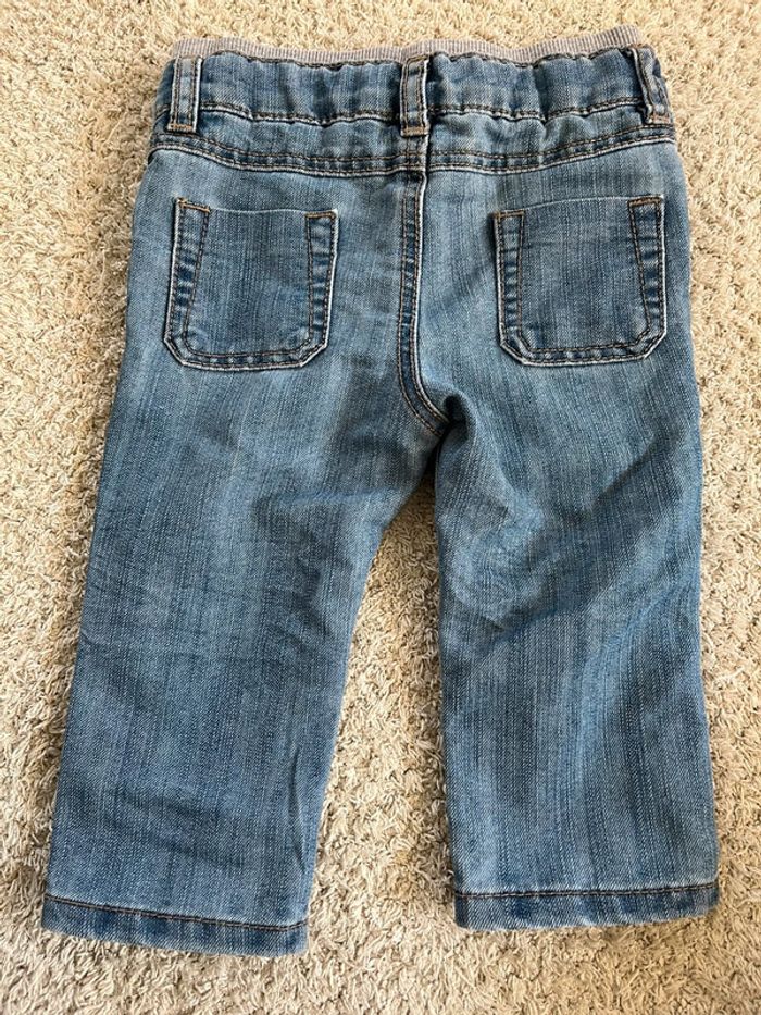 Jeans bleu clair taille 9 mois marque Obaïbi - photo numéro 3