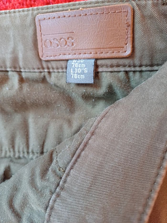 Pantalon kaki chino Asos - photo numéro 3