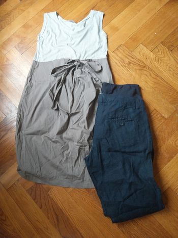 Robe +pantalon printemps colline et neuf lune taille 42