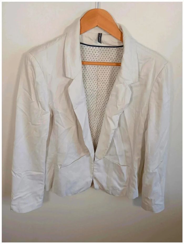 C25 blazer blanc NafNaf 44