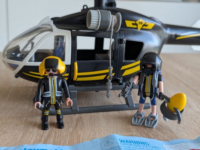 Playmobil 9363 Hélicoptère et policiers d'élite - photo numéro 2