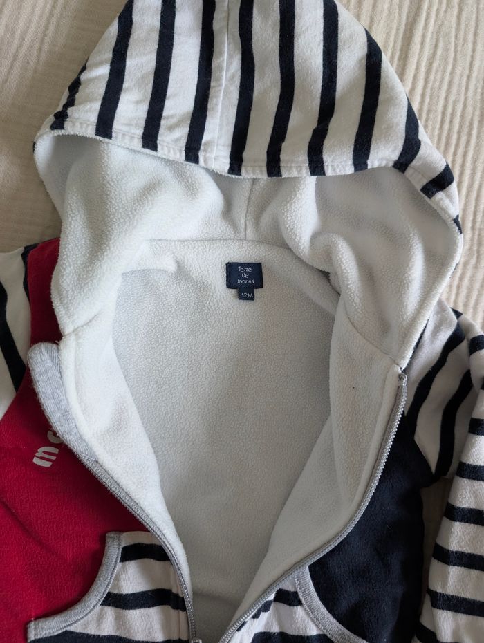 Lot 2 gilets marins 12 mois - photo numéro 3