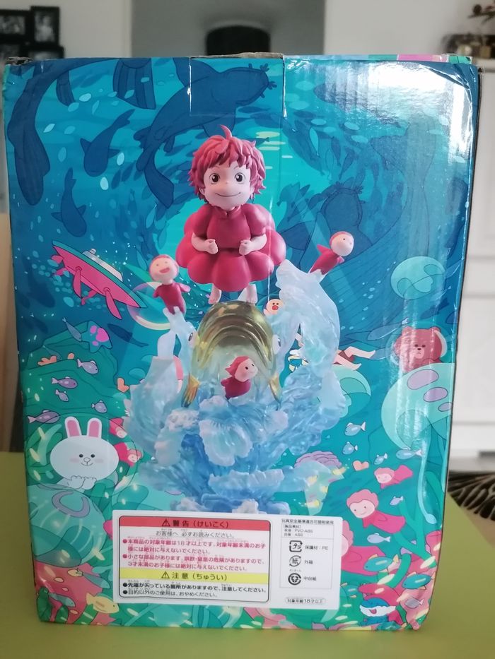 Figurine Ponyo sur la falaise " liberté" Studio Ghibli - photo numéro 10