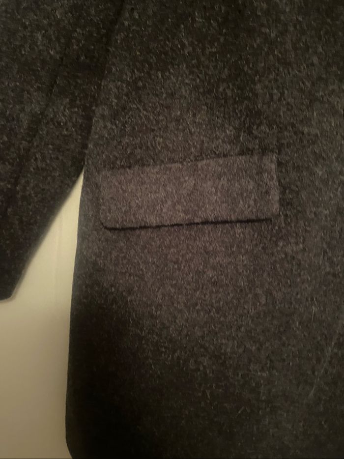 Manteau gris chiné - photo numéro 3
