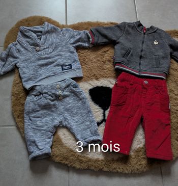 Lot ensemble garçon 3 mois