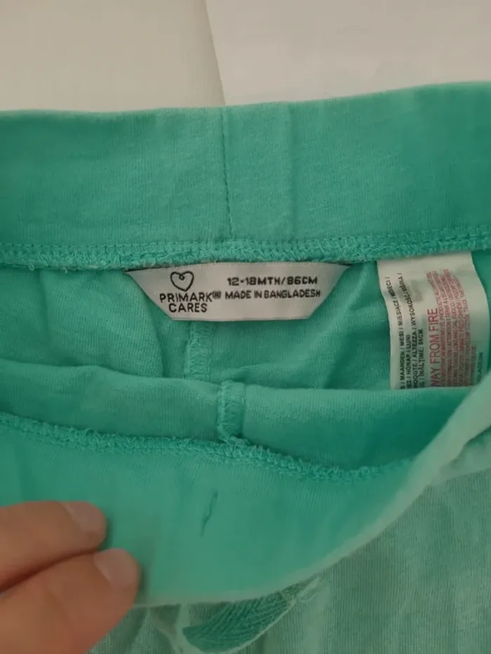 Short vert menthe taille 12/18mois primark - photo numéro 4