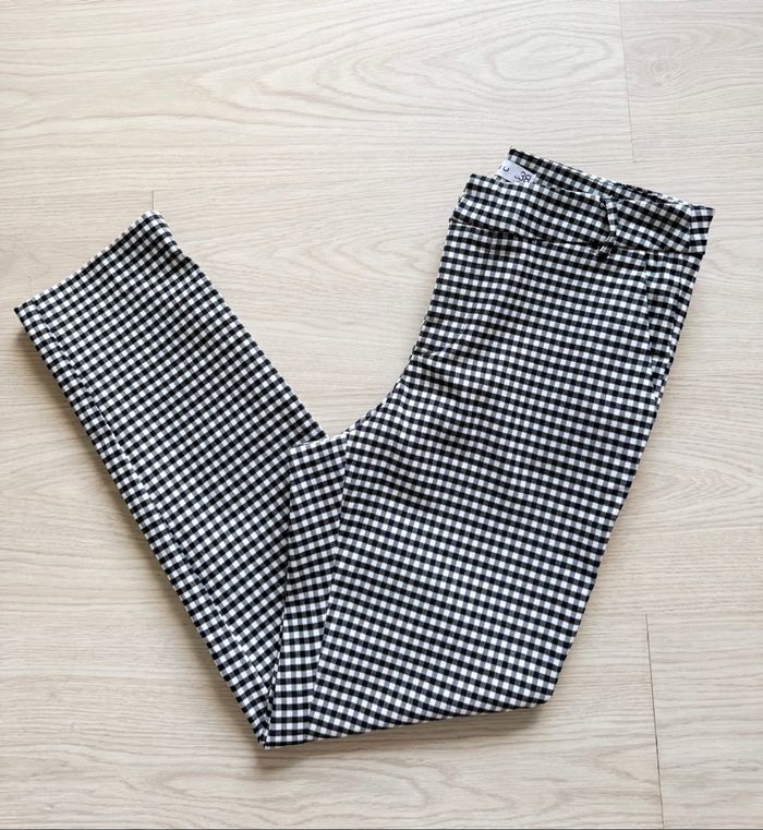 Pantalon à carreaux noir blanc  amisu taille 38 M