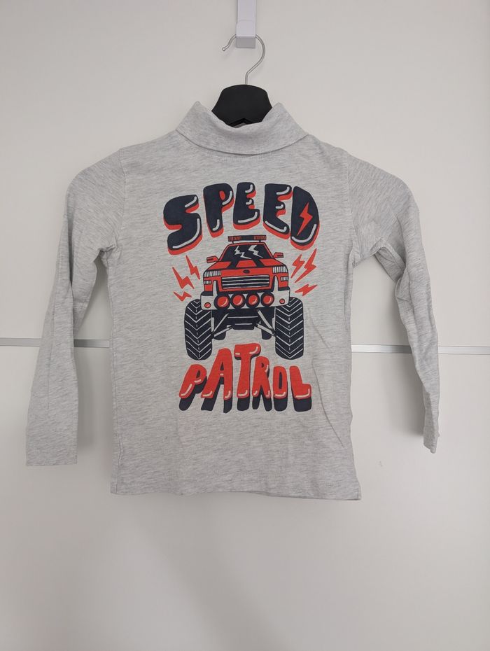 Sous-pull col Roulé "Monster Truck" Inextenso 8 Ans