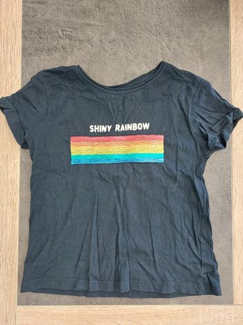 T-shirt manche courte fille 💯% coton