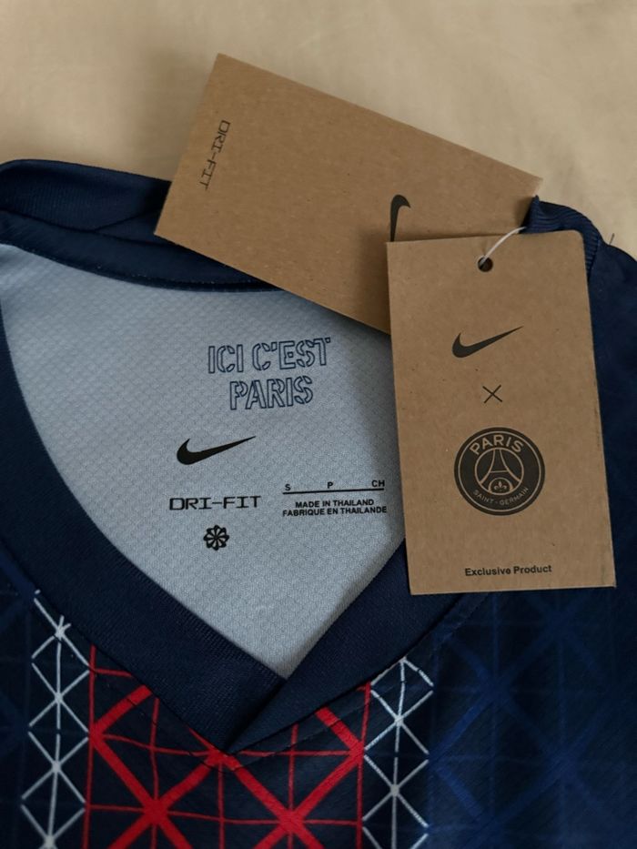 Maillot PSG 2025/2026 Ousmane Dembele Badge UEFA Taille S - photo numéro 10