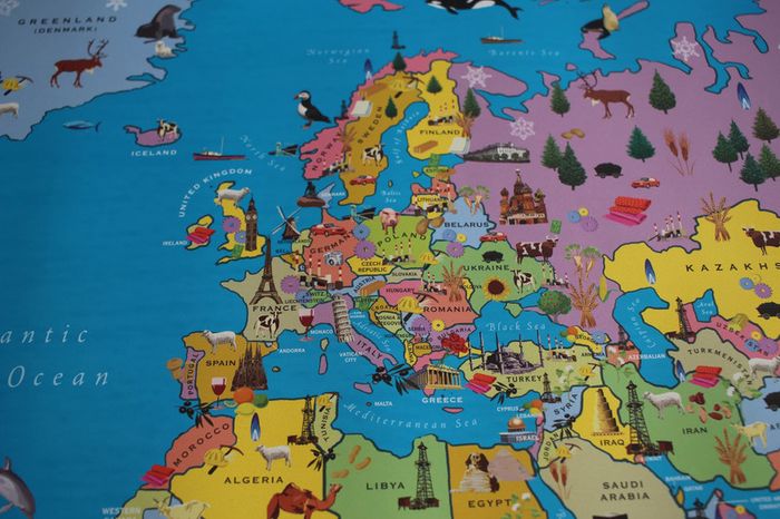 Eboo Pictorial Map of the world - photo numéro 6