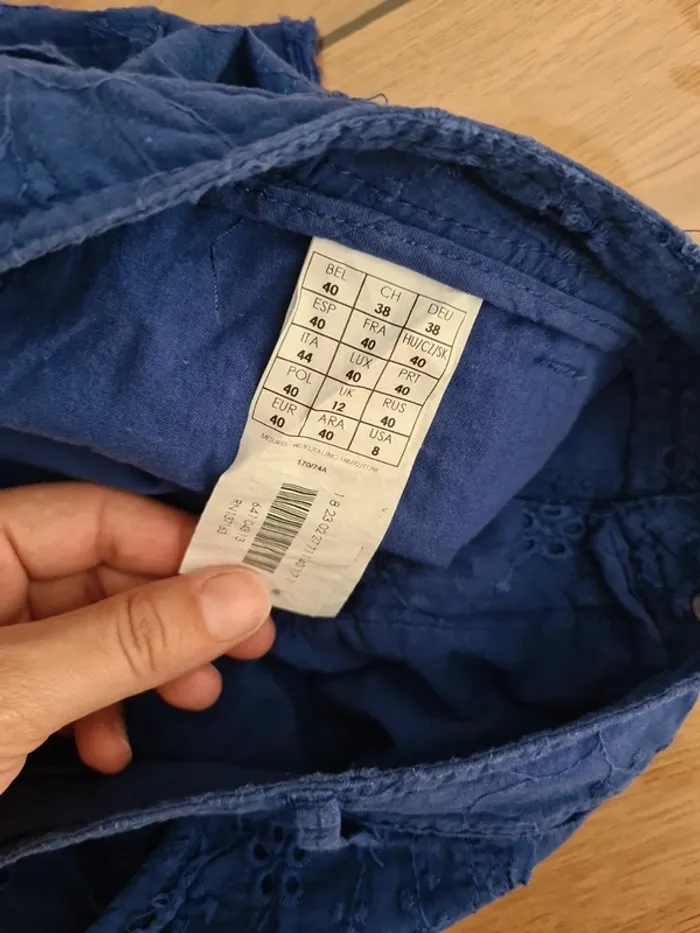 Short ajouté bleu - photo numéro 2