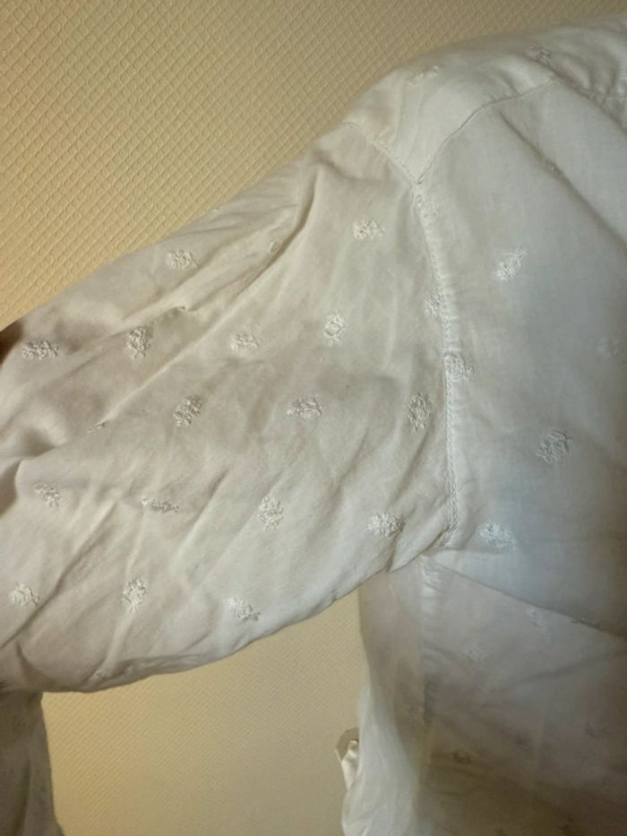 Blouse blanche en très bon état taille 1 Claudie pierlot - photo numéro 6
