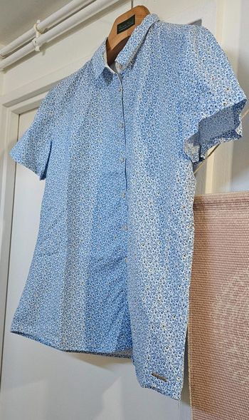 Chemise Blouse Fleurie 100% Coton Saint James Taille 40/42