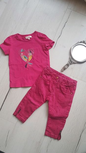 Ensemble 2 pièces estival fille 2ans catimini