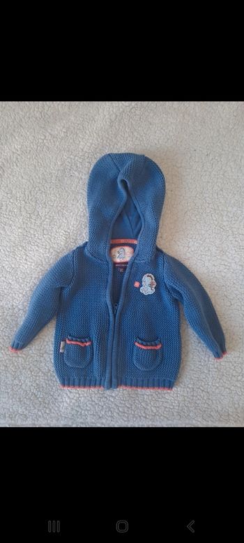 Gilet zippé à capuche