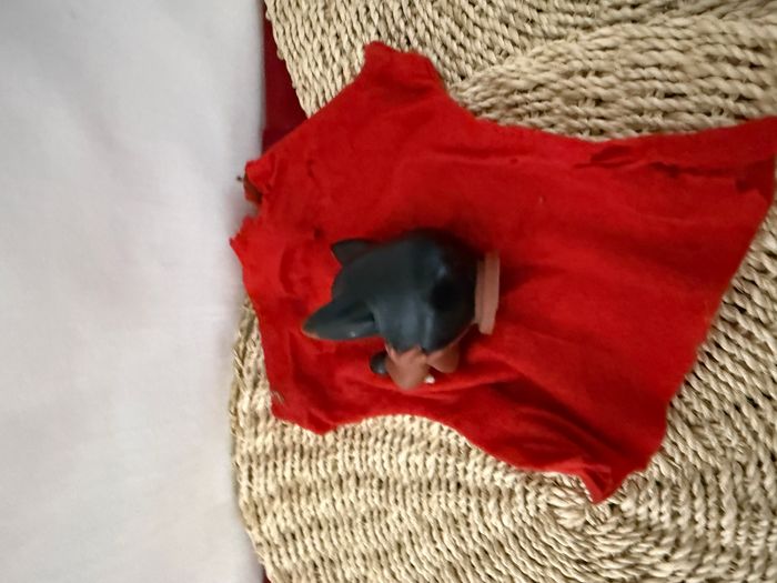 marionnette le loup du petit chaperon rouge, vintage - photo numéro 2