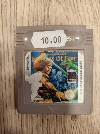 Fortress of fear GameBoy