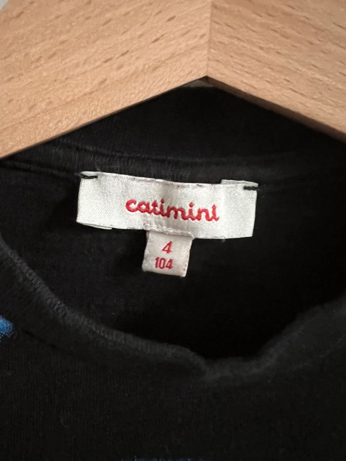 Teeshirt ML noir et rayures bleues, WIZZ - 4 Ans - photo numéro 5