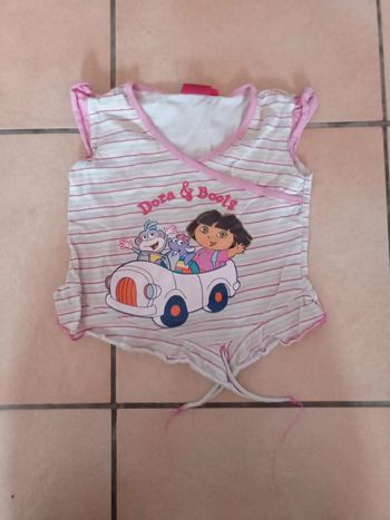 Tee-shirt à bretelles dora l'exploratrice