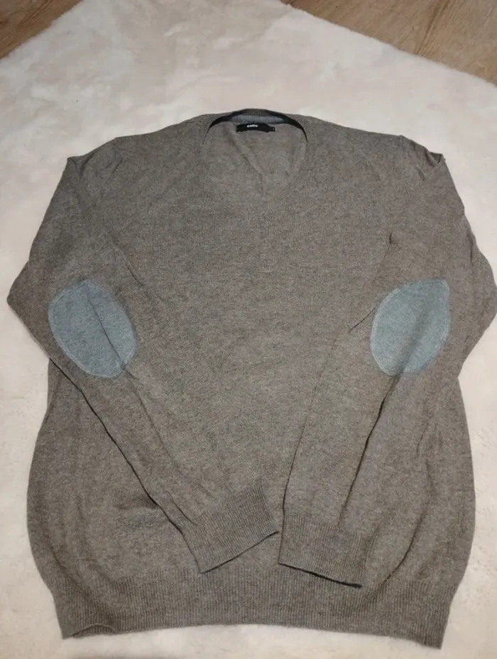 Pull marron Celio S