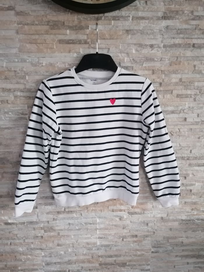 Pull sweet rayé taille 12ans Kiabi