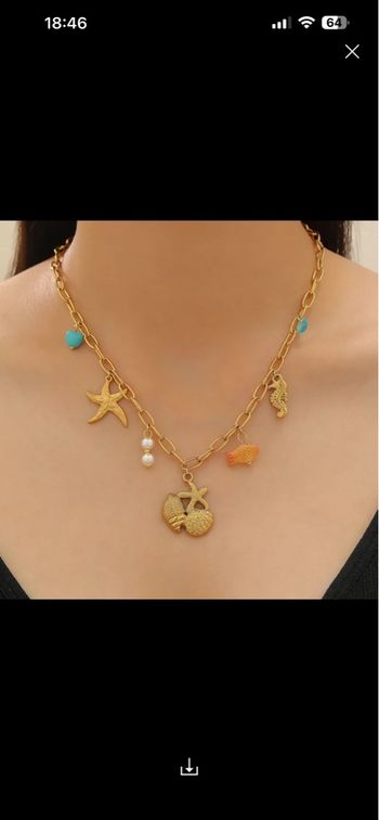 Collier mer acier inoxydable