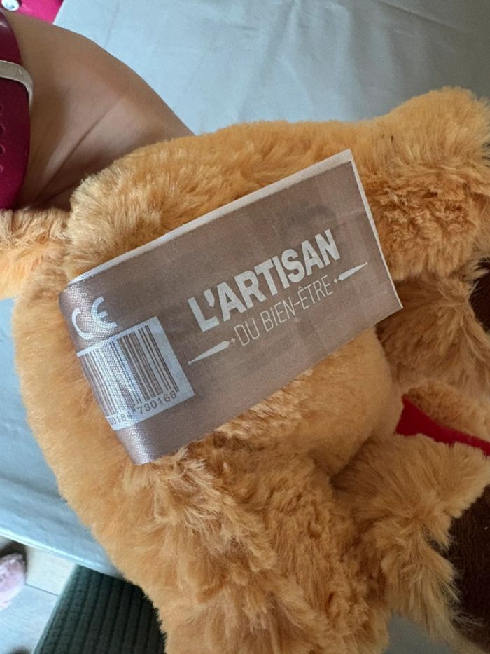 Peluche renne bouillotte micro ondes - photo numéro 3