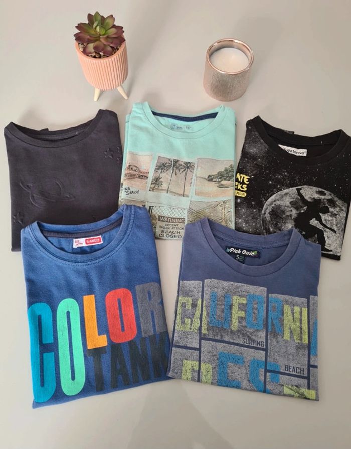 Lot de 5 tee-shirt 5 ans