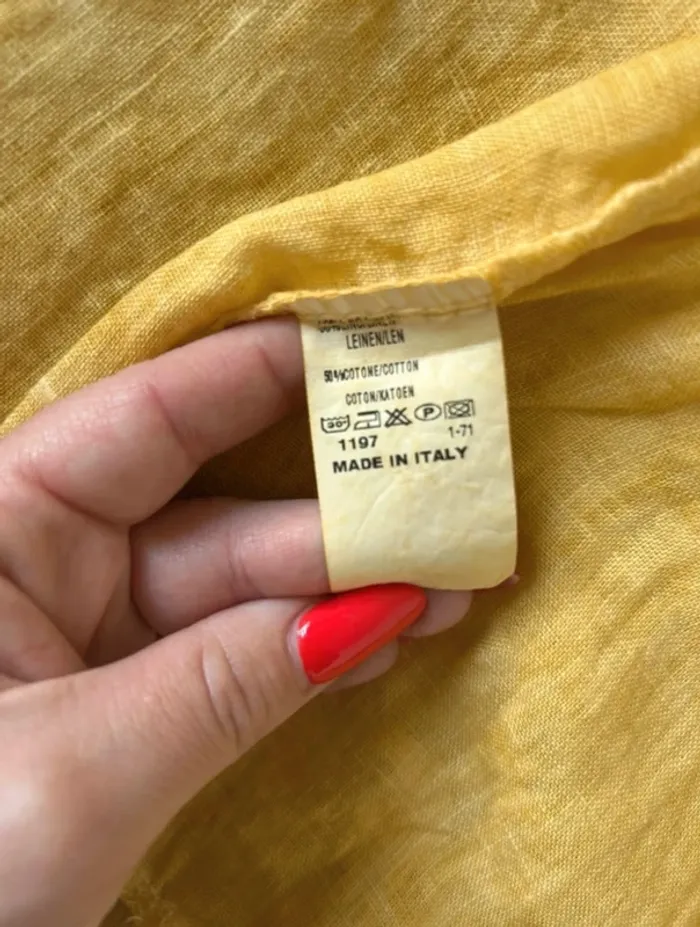 Veste jaune dentelle made in Italy été - photo numéro 8