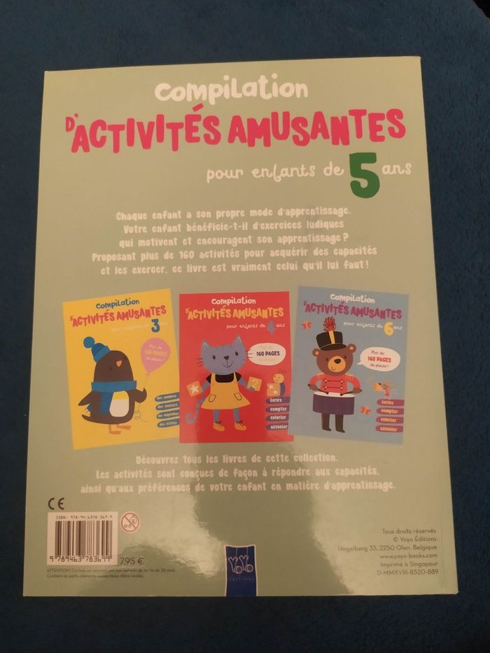 Livre d'activités - photo numéro 2