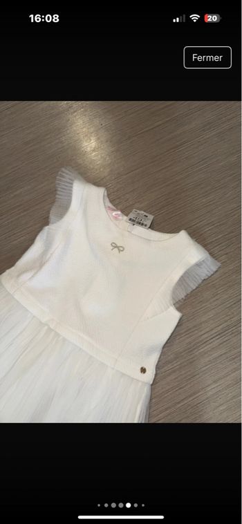 Magnifique robe fete cérémonie Lili gaufrette 4 ans neuve