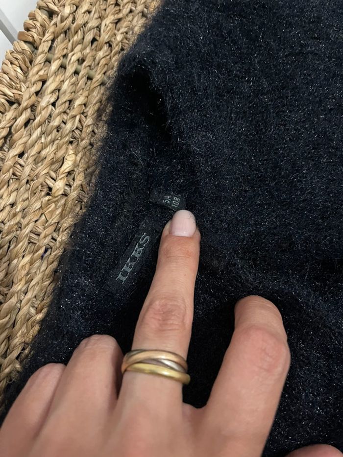 Gilet noir scintillant IKKS - photo numéro 4