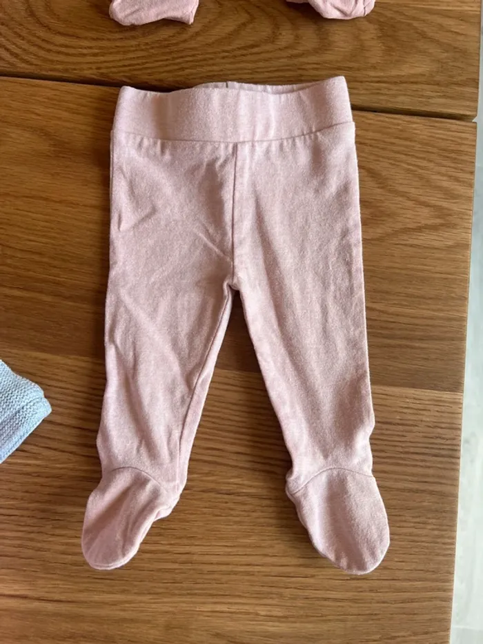 Lot 2 pantalons avec pieds naissance - photo numéro 4