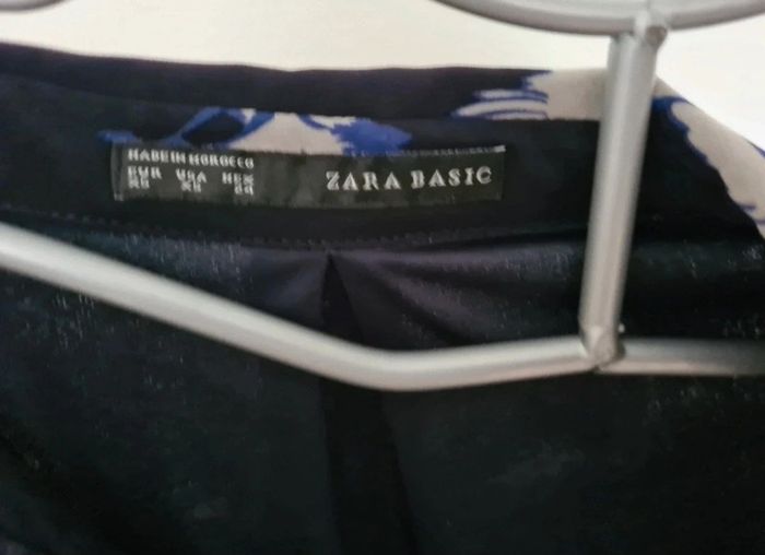 Robe bleu marine Zara taille 34 - photo numéro 6