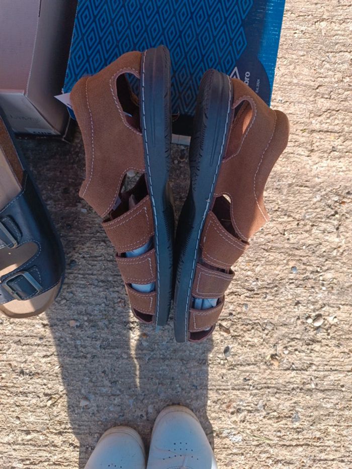 Sandales daim Atlas for Men 46 - photo numéro 3
