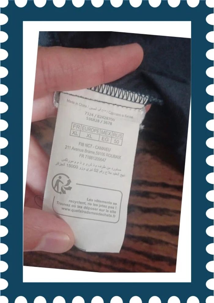 Chemisier velours taille 42 Camaïeu - photo numéro 3