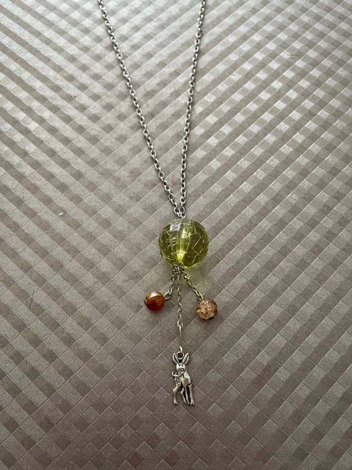 Lot bracelets vert avec sautoirs - photo numéro 3