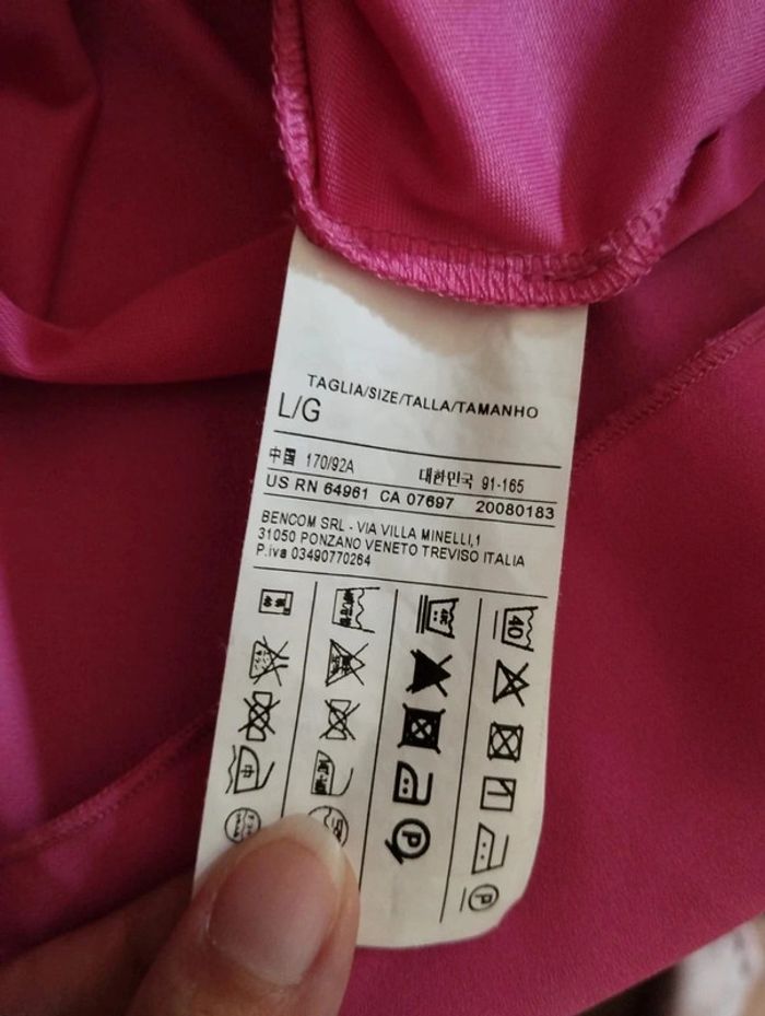 🌸Robe rose Benetton Taille 40🌸 - photo numéro 4