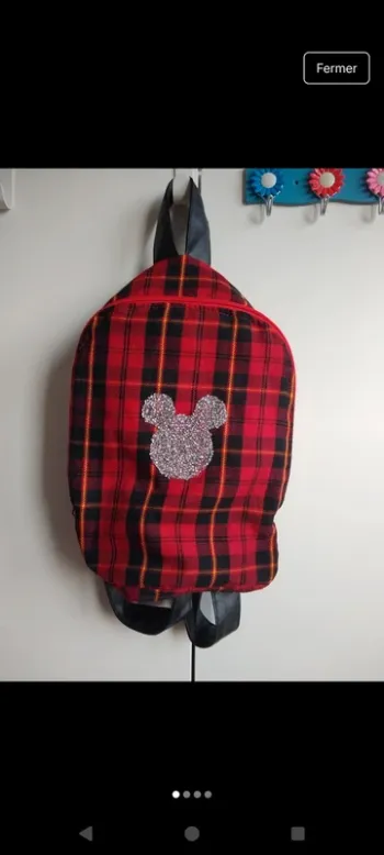 Sac à dos enfant Mickey