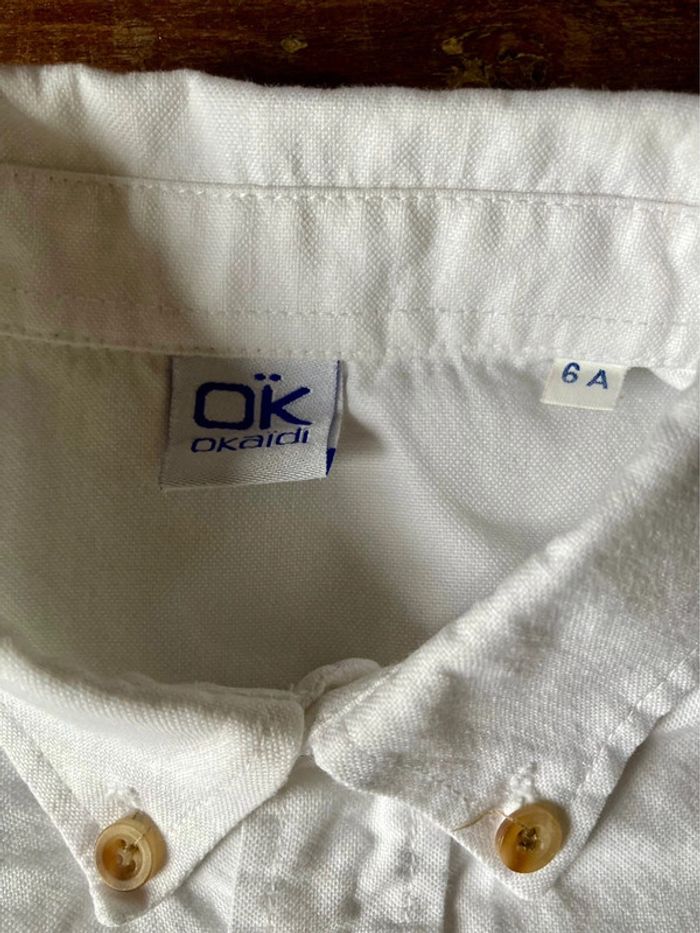 Chemise blanche 6 ans Okaïdi - photo numéro 6