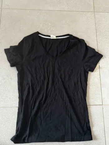 T-shirt noir Zeynq & Memo, taille L, très bon état