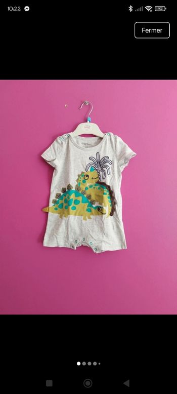 Pyjama short Du pareil au même 12 mois b1