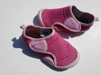 Chaussons souples roses décathlon fille taille 29, sport, gymnastique, dance,scratch