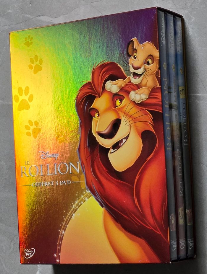 Coffret de la Trilogie du Roi Lion (Disney) d'occasion en très bon état