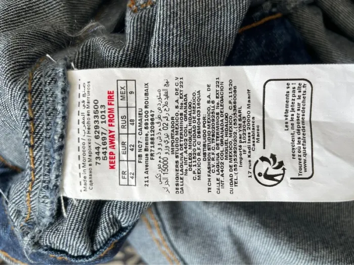 Combishort Jean Camaïeu 42 - photo numéro 5